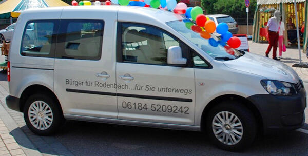 Auto der Initiative "B&uuml;rger f&uuml;r Rodenbach"