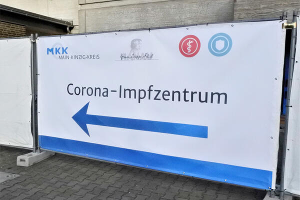 Banner Impfzentrum MKK