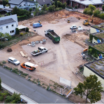 Luftbild Baustelle RoBBe